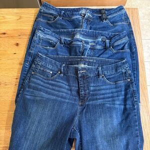 Chico's SoSlimming Girlfriend shorts, denim size 2.5